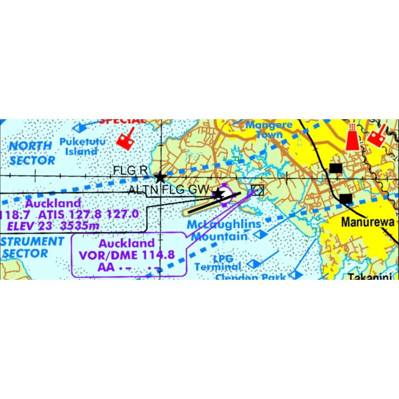 New Zealand VFR/IFR Entoute Maps for Selected Garmin Systems