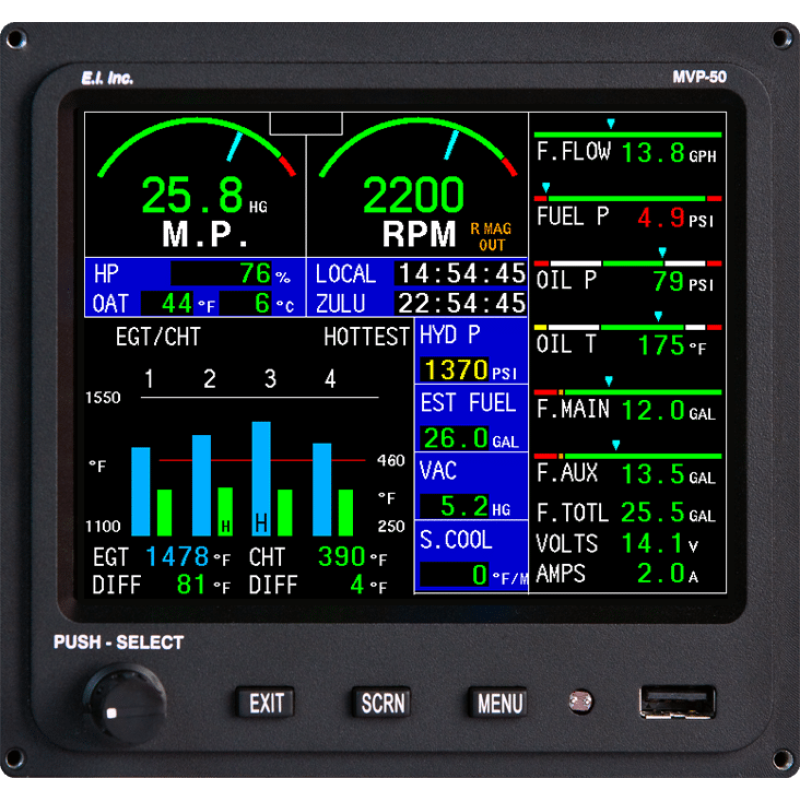 Electronics International MVP50P Engine Monitor