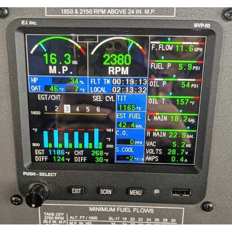 Electronics International MVP50P Engine Monitor